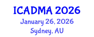 International Conference on Advanced Data Mining and Applications (ICADMA) January 26, 2026 - Sydney, Australia