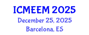 International Conference on Manufacturing Engineering and Engineering Management (ICMEEM) December 25, 2025 - Barcelona, Spain
