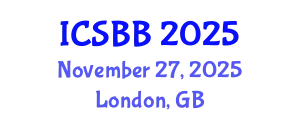 International Conference on Systems Biology and Bioengineering (ICSBB) November 27, 2025 - London, United Kingdom