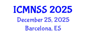 International Conference on MEMS, Nano and Smart Systems (ICMNSS) December 25, 2025 - Barcelona, Spain