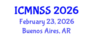 International Conference on MEMS, Nano and Smart Systems (ICMNSS) February 23, 2026 - Buenos Aires, Argentina