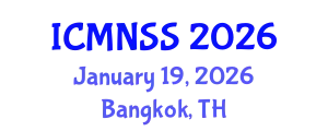 International Conference on MEMS, Nano and Smart Systems (ICMNSS) January 19, 2026 - Bangkok, Thailand