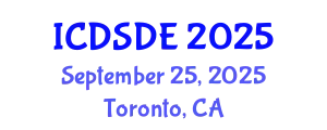 International Conference on Dynamical Systems and Differential Equations (ICDSDE) September 25, 2025 - Toronto, Canada