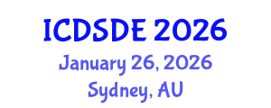 International Conference on Dynamical Systems and Differential Equations (ICDSDE) January 26, 2026 - Sydney, Australia