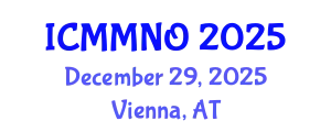International Conference on Mathematical Modelling and Numerical Optimisation (ICMMNO) December 29, 2025 - Vienna, Austria