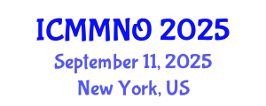 International Conference on Mathematical Modelling and Numerical Optimisation (ICMMNO) September 11, 2025 - New York, United States