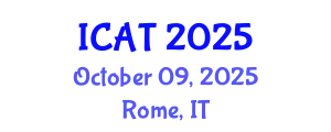 International Conference on Arts and Technology (ICAT) October 09, 2025 - Rome, Italy