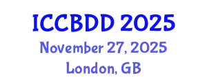 International Conference on Computational Biology and Drug Design (ICCBDD) November 27, 2025 - London, United Kingdom