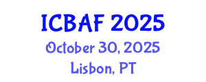International Conference on Banking, Accounting and Finance (ICBAF) October 30, 2025 - Lisbon, Portugal