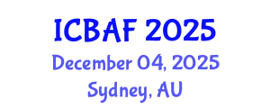 International Conference on Banking, Accounting and Finance (ICBAF) December 04, 2025 - Sydney, Australia