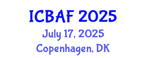 International Conference on Banking, Accounting and Finance (ICBAF) July 17, 2025 - Copenhagen, Denmark