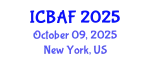 International Conference on Banking, Accounting and Finance (ICBAF) October 09, 2025 - New York, United States