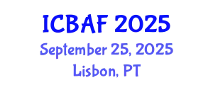 International Conference on Banking, Accounting and Finance (ICBAF) September 25, 2025 - Lisbon, Portugal