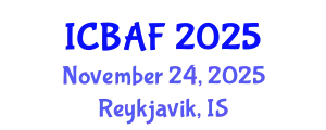 International Conference on Banking, Accounting and Finance (ICBAF) November 24, 2025 - Reykjavik, Iceland