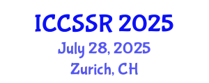 International Conference on Corporate Strategy and Social Responsibility (ICCSSR) July 28, 2025 - Zurich, Switzerland