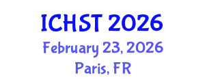 International Conference on Hydrology Science and Technology (ICHST) February 23, 2026 - Paris, France