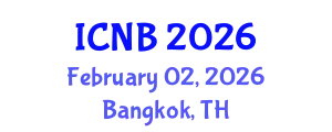 International Conference on Nano and Biomaterials (ICNB) February 02, 2026 - Bangkok, Thailand