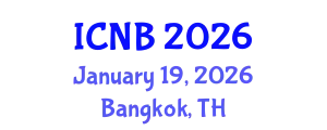 International Conference on Nano and Biomaterials (ICNB) January 19, 2026 - Bangkok, Thailand