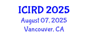 International Conference on Innovation and Regional Development (ICIRD) August 07, 2025 - Vancouver, Canada