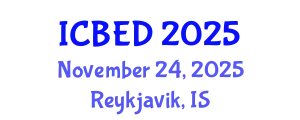 International Conference on Business and Entrepreneurship Development (ICBED) November 24, 2025 - Reykjavik, Iceland