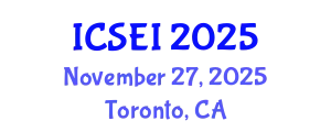 International Conference on Social Entrepreneurship and Innovation (ICSEI) November 27, 2025 - Toronto, Canada