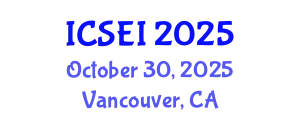 International Conference on Social Entrepreneurship and Innovation (ICSEI) October 30, 2025 - Vancouver, Canada