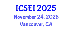 International Conference on Social Entrepreneurship and Innovation (ICSEI) November 24, 2025 - Vancouver, Canada
