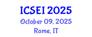 International Conference on Social Entrepreneurship and Innovation (ICSEI) October 09, 2025 - Rome, Italy