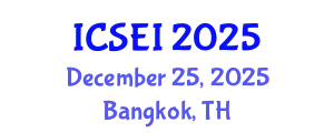 International Conference on Social Entrepreneurship and Innovation (ICSEI) December 25, 2025 - Bangkok, Thailand