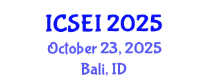 International Conference on Social Entrepreneurship and Innovation (ICSEI) October 23, 2025 - Bali, Indonesia