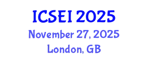 International Conference on Social Entrepreneurship and Innovation (ICSEI) November 27, 2025 - London, United Kingdom