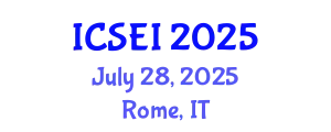 International Conference on Social Entrepreneurship and Innovation (ICSEI) July 28, 2025 - Rome, Italy