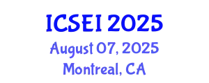 International Conference on Social Entrepreneurship and Innovation (ICSEI) August 07, 2025 - Montreal, Canada