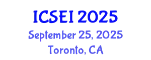 International Conference on Social Entrepreneurship and Innovation (ICSEI) September 25, 2025 - Toronto, Canada