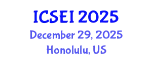 International Conference on Social Entrepreneurship and Innovation (ICSEI) December 29, 2025 - Honolulu, United States