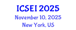 International Conference on Social Entrepreneurship and Innovation (ICSEI) November 10, 2025 - New York, United States