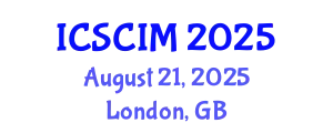 International Conference on Supply Chain and Inventory Management (ICSCIM) August 21, 2025 - London, United Kingdom