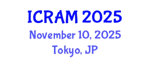 International Conference on Risk Assessment and Management (ICRAM) November 10, 2025 - Tokyo, Japan