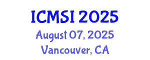 International Conference on Materials and Structural Integrity (ICMSI) August 07, 2025 - Vancouver, Canada
