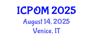 International Conference on Project Organisation and Management (ICPOM) August 14, 2025 - Venice, Italy