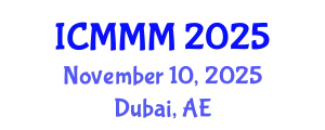 International Conference on Machining and Machinability of Materials (ICMMM) November 10, 2025 - Dubai, United Arab Emirates