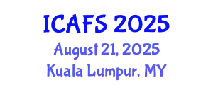 International Conference on Agroforestry and Food Security (ICAFS) August 21, 2025 - Kuala Lumpur, Malaysia