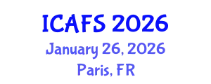 International Conference on Agroforestry and Food Security (ICAFS) January 26, 2026 - Paris, France