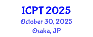 International Conference on Pharmaceuticals and Technologies (ICPT) October 30, 2025 - Osaka, Japan