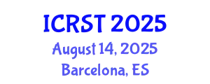 International Conference on Radar Science and Technology (ICRST) August 14, 2025 - Barcelona, Spain