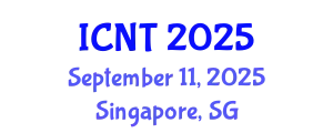 International Conference on Nanotechnology and Therapeutics (ICNT) September 11, 2025 - Singapore, Singapore