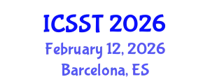 International Conference on Speech Science and Technology (ICSST) February 12, 2026 - Barcelona, Spain