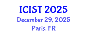 International Conference on Information Systems and Technology (ICIST) December 29, 2025 - Paris, France
