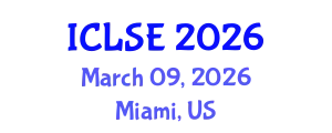 International Conference on Life Science and Engineering (ICLSE) March 09, 2026 - Miami, United States