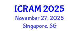 International Conference on Robotics, Automation and Mechatronics (ICRAM) November 27, 2025 - Singapore, Singapore